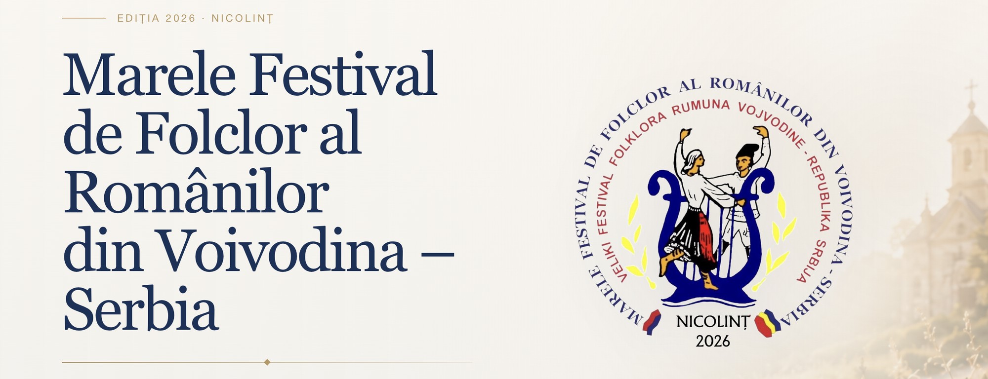 Marele Festival de Folclor al Românilor din Voivodina – Serbia · Ediția 2026, Nicolinț